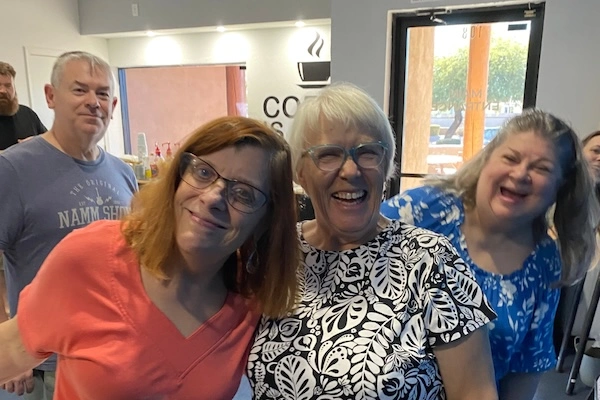 Bridge Gospel friends spending time together outdoors